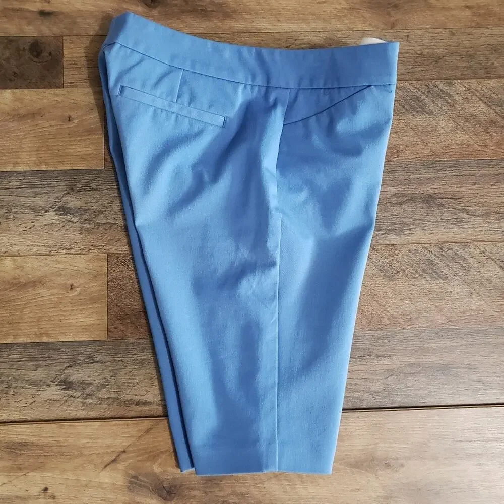 Ecru Shorts Sky Blue The Atkins Bermuda Stretch Golf Sporty Size 4 Preppy Active - Picture 6 of 9